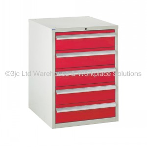 Euroslide Storage Cabinet 5 Drawer 825mm Type 1